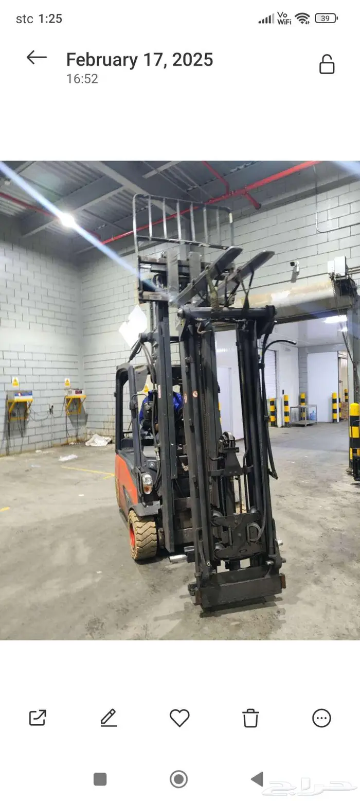 صيانة الرافعات الشوكية كهرباء Linde Toyota فوركلفت ديزل 2