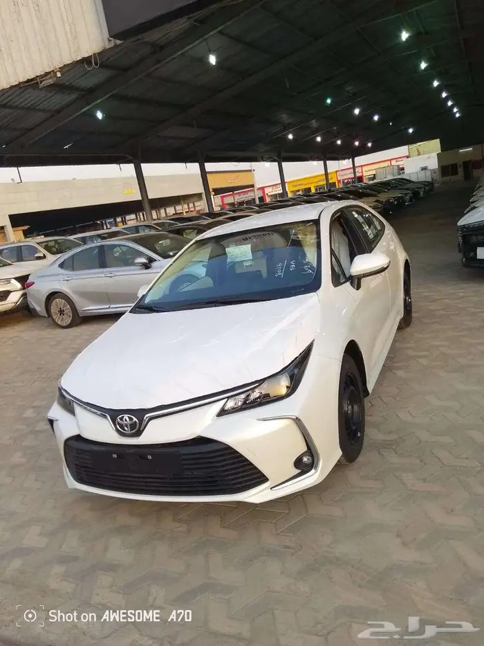 تويوتا كرولا ستاندر 2.0 طيس بنزين 2025 ابيض  فضي  رصاصي 27