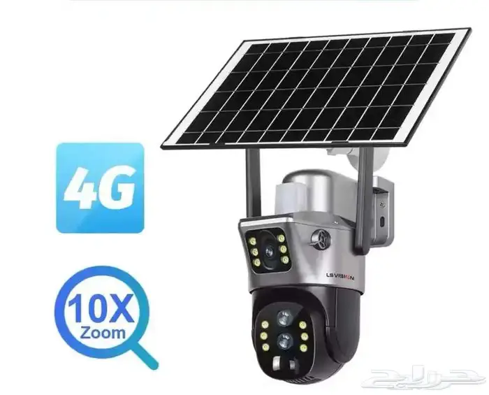كاميرا طاقة شمسية 4g زوم 10X 4
