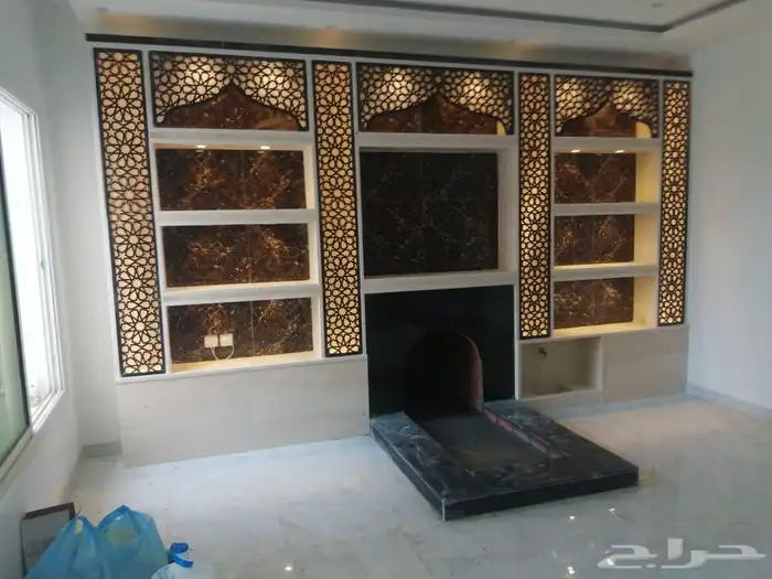 مشبات خشب لكسان مشبات رخام وخشب مشبات حديثه مشبات 41