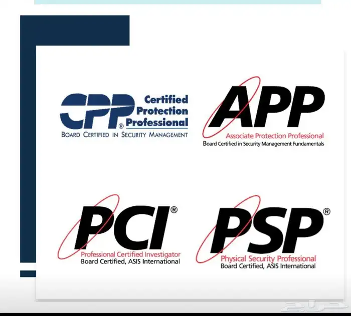 اجتياز اختبارات الشهادات الاحترافية ASIS 0