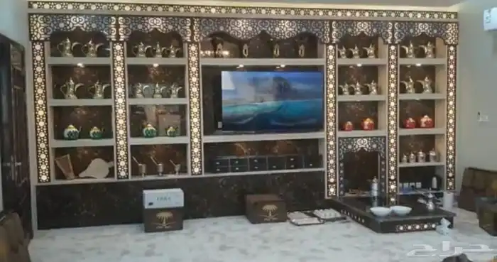 مشبات خشب لكسان مشبات رخام وخشب مشبات حديثه مشبات 24