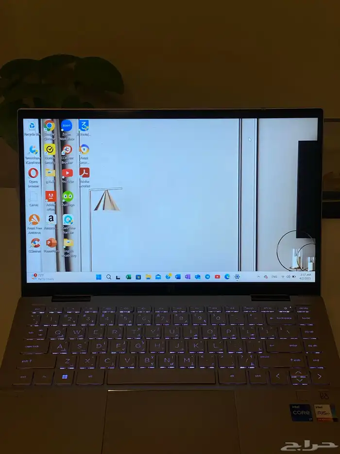 لابتوب HP معالج i7 بشاشة لمس جديد الاستخدام - الملحقات كاملة 2