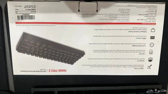 كيبورد Anne Pro 2 ميكانيكي للألعاب حجم 60 7