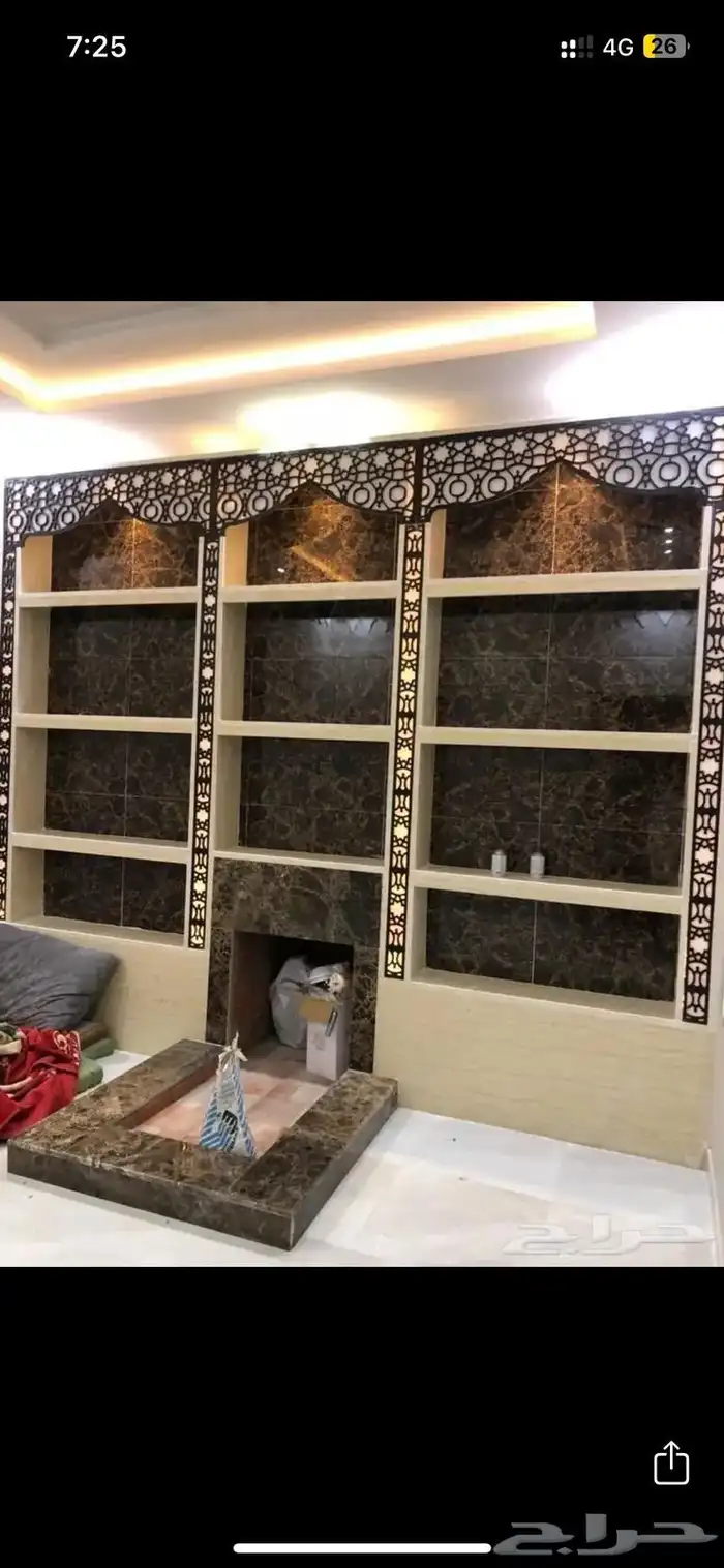 مشبات خشب لكسان مشبات رخام وخشب مشبات حديثه مشبات 14