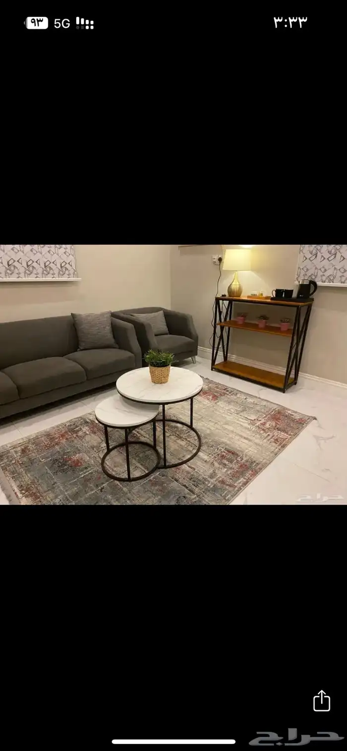 شقة مفروشة (عوائل فقط) 0