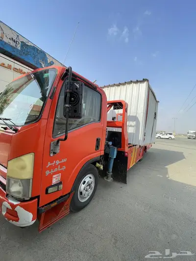 سطحة ونش كرين صبيا لنقل السيارات 2