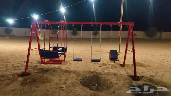 جهز المخيم والاستراحة والمنزل باحلى المراجيح والملاهي 2