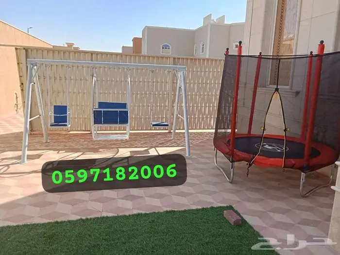 جماليات الألعاب لدينا مراجيح وزحليقة ونطاطة واكثر 1
