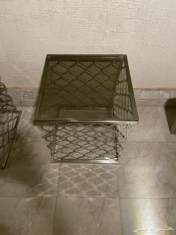 طقم طاولات زجاج ( 3 حبات ) - للبيع 1