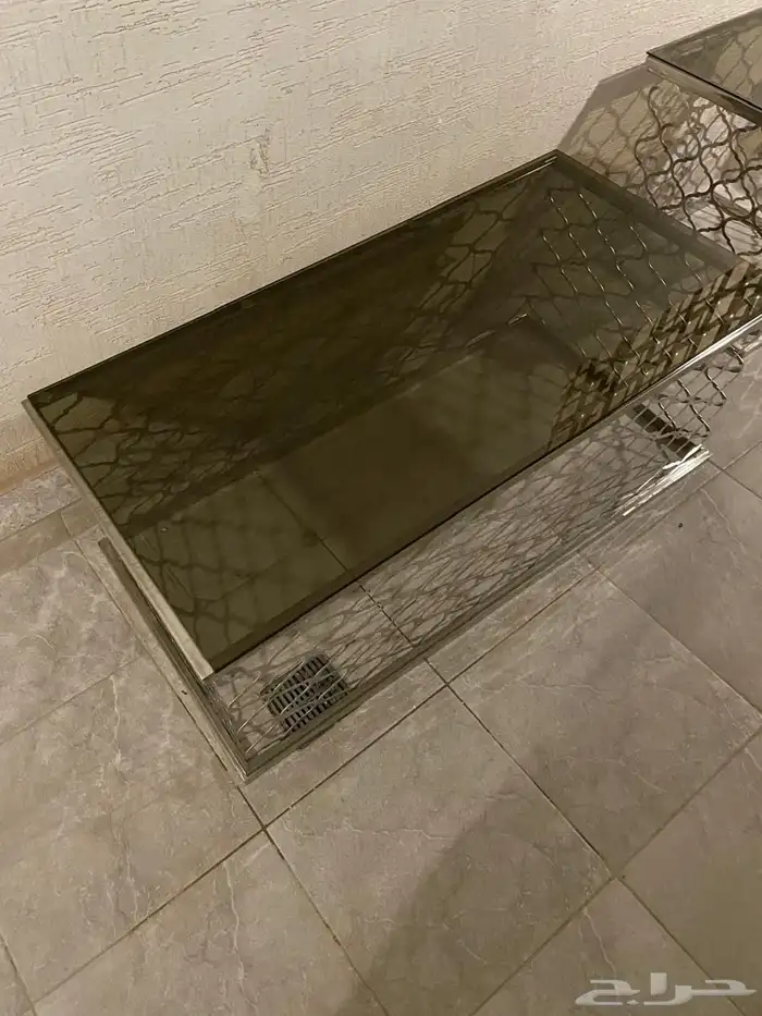 طقم طاولات زجاج ( 3 حبات ) - للبيع 3