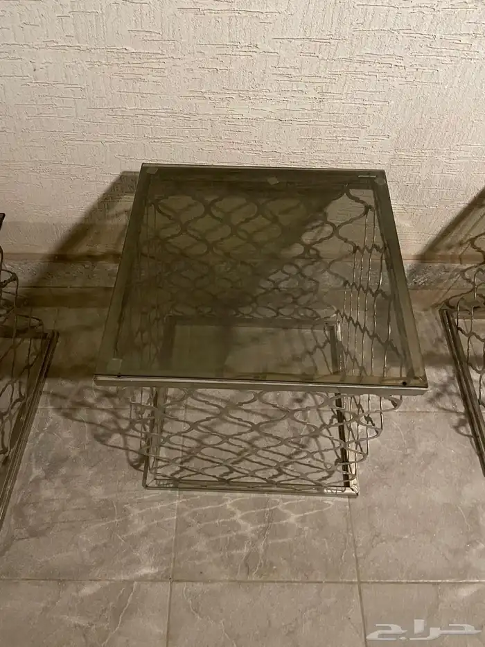 طقم طاولات زجاج ( 3 حبات ) - للبيع 0