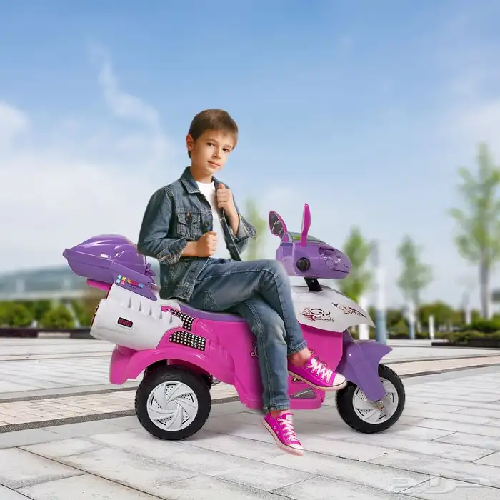 دباب كهربائية للأطفال بتصميم مميز وجذاب - دباب بقوة 6 فولت 10