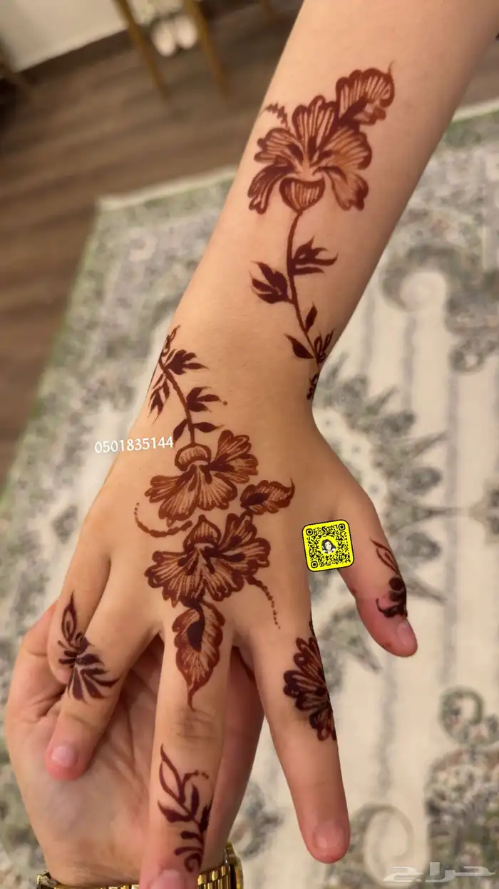نقش حنا ابحر الشماليه 3