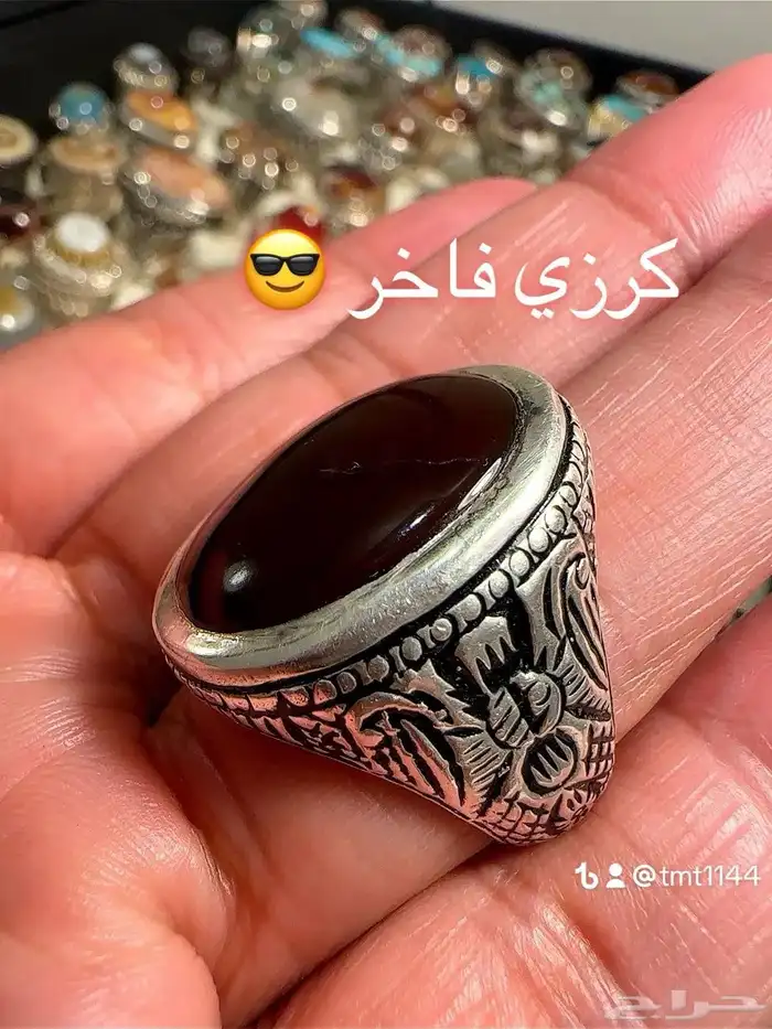 خواتم عقيق يمنيه 11
