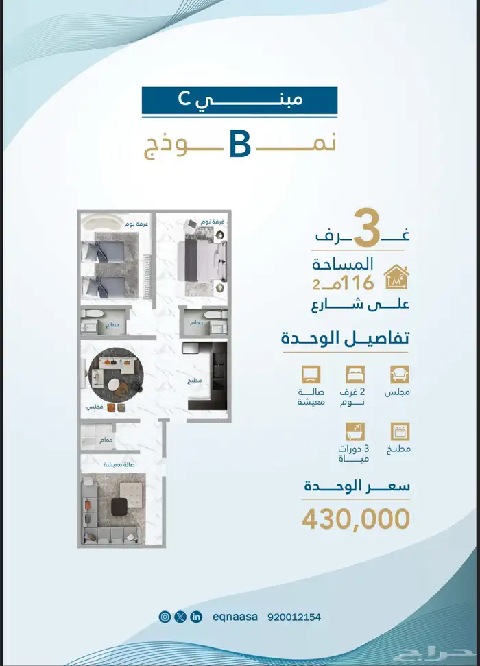 فرصة للسكن او الاستثمار ملاحق من 5 غرف درب الحرمين 4