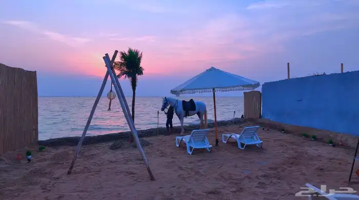 كرفان على البحر مباشرة للإيجار الشهري 3