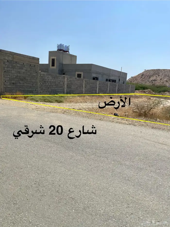 أرض للبيع مخطط مربه مساحة 800 بسعر 230 ألف بصك 5