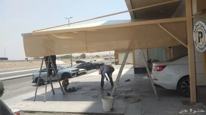 مظلات سيارات جده تركيب مظلات سواتر 6