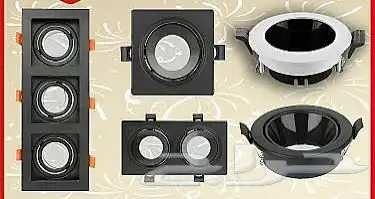 مانع توهج مانع للتوهج اطارات سقف سبوت لايت انارة ضد التوهج 4