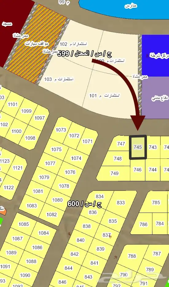 مخطط الندى طيبة الفرعية 0