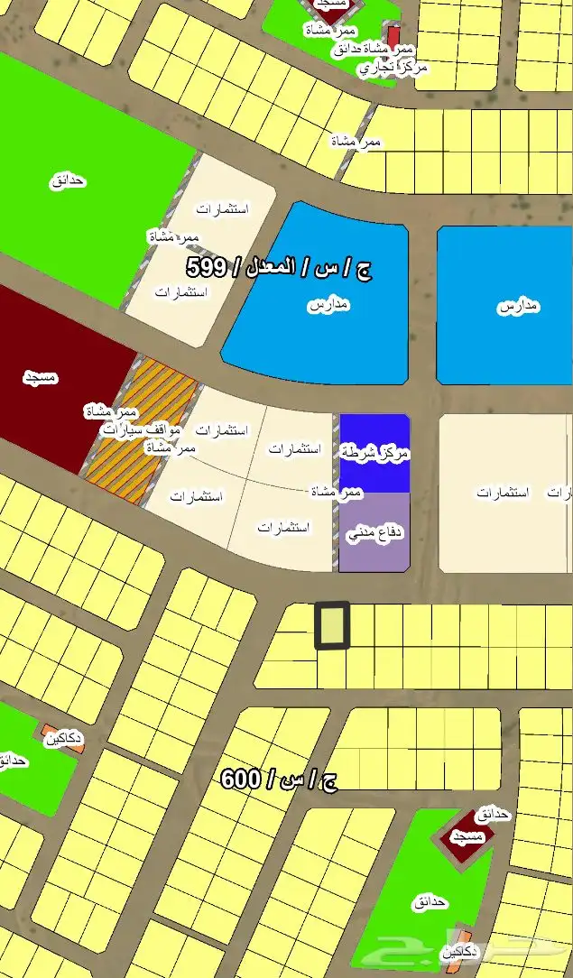 مخطط الندى طيبة الفرعية 1