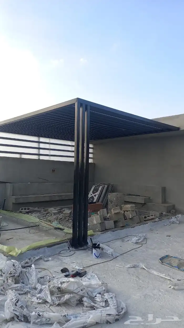 ورشة حدادة حداد ابواب شبابيك درابزين مضلات سيارات هنجر 5