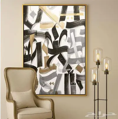 لوحات جدارية اسلامية مع خط عربي islamic wall art 13