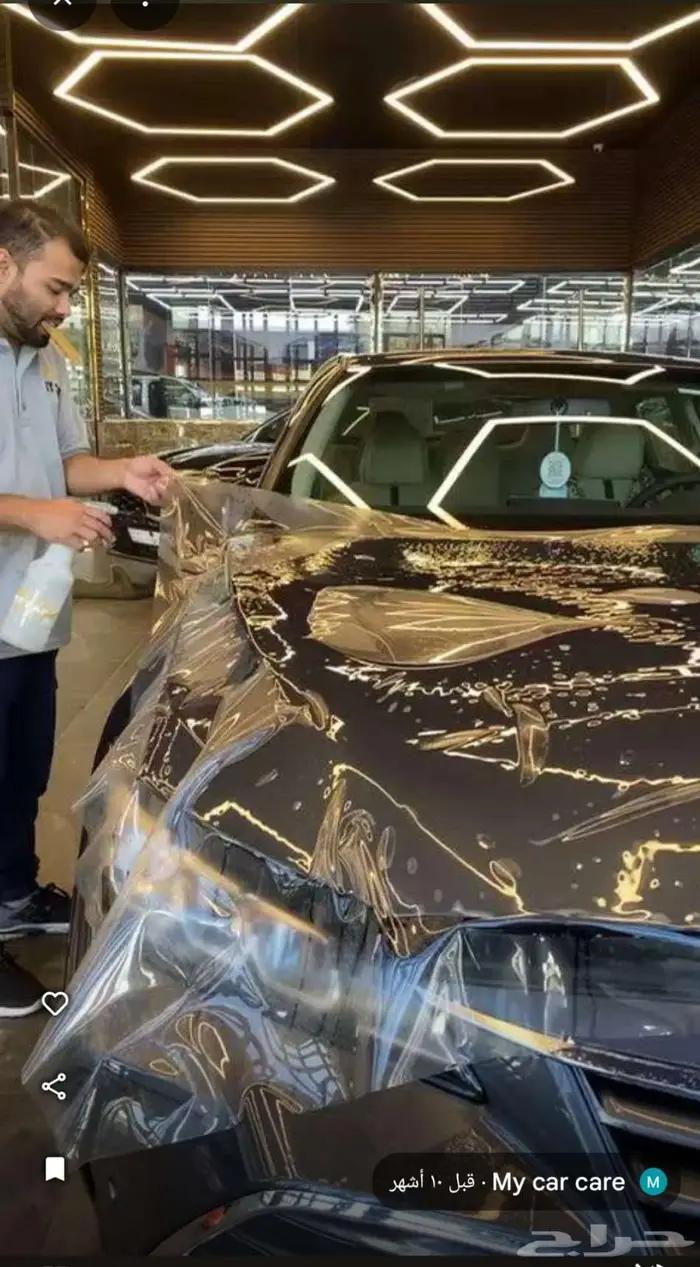 مركز مسارات النجوم للتلميع الساطع والعوازل PPF 12