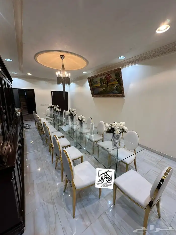 تأجير طاولات عشاء 6