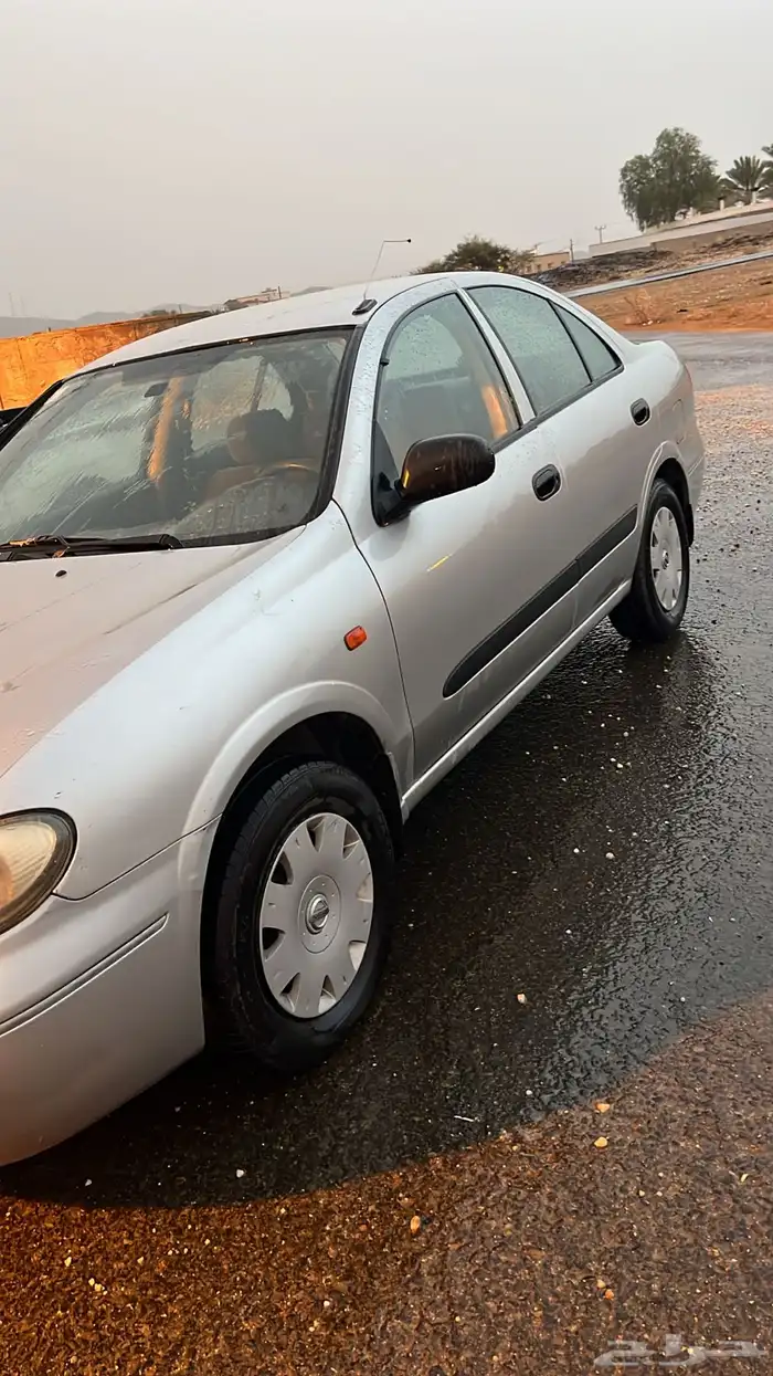 نيسان صني الون فضي بدي وكاله مكيف ديكورات ممتازه قزاز عايدي 0