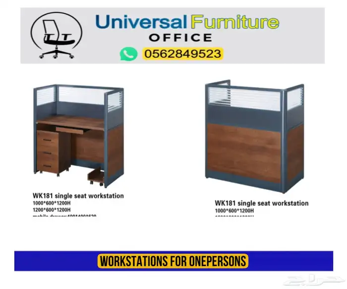 Workstations جديد وحدة عمل بارتيشن و مكاتب مشتركة لون أبيض 6
