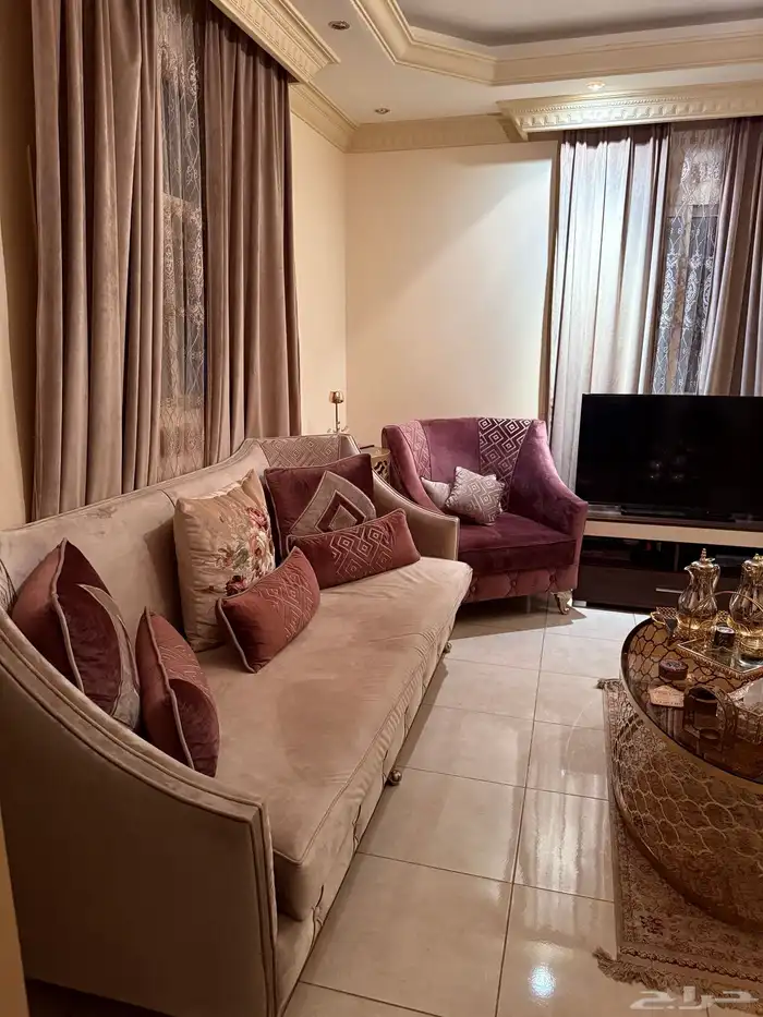 طقم كنب تفصيل بحال الجديد 3