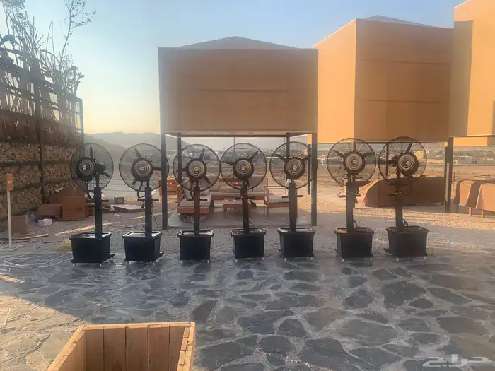 تاجير مكيفات صحراوي و مراوح رذاذ 1