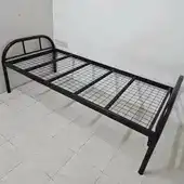 سرير حديد مفرد وسرير دورين جديد 0