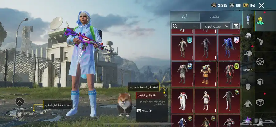 الحساب ببجي للبيع 1