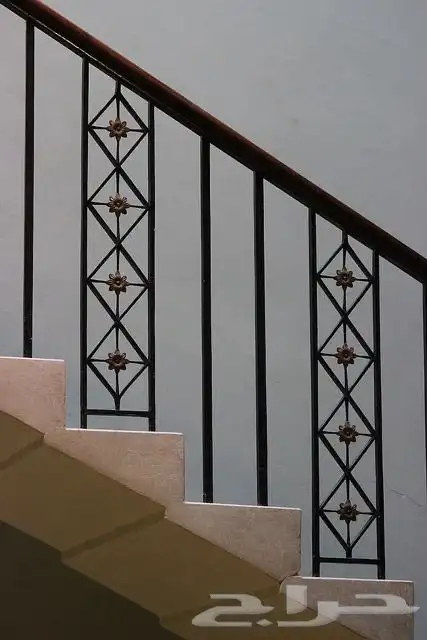 درابزينات مودرن. كلاسيك حديد زجاج 17