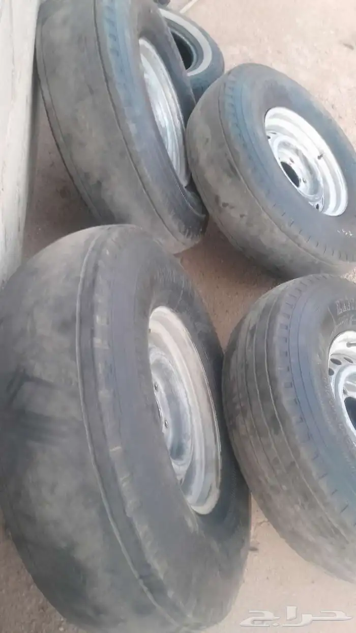 جنوط هلل مقاس 16 مع كفرات بلون مقاس 900 3