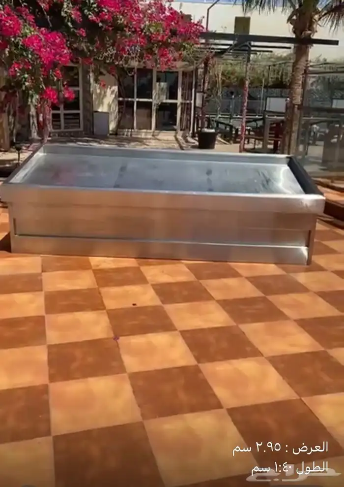 طاولة أسماك مطعم ستاند محل ستيل سماكة عالية مقاوم للأملاح 3