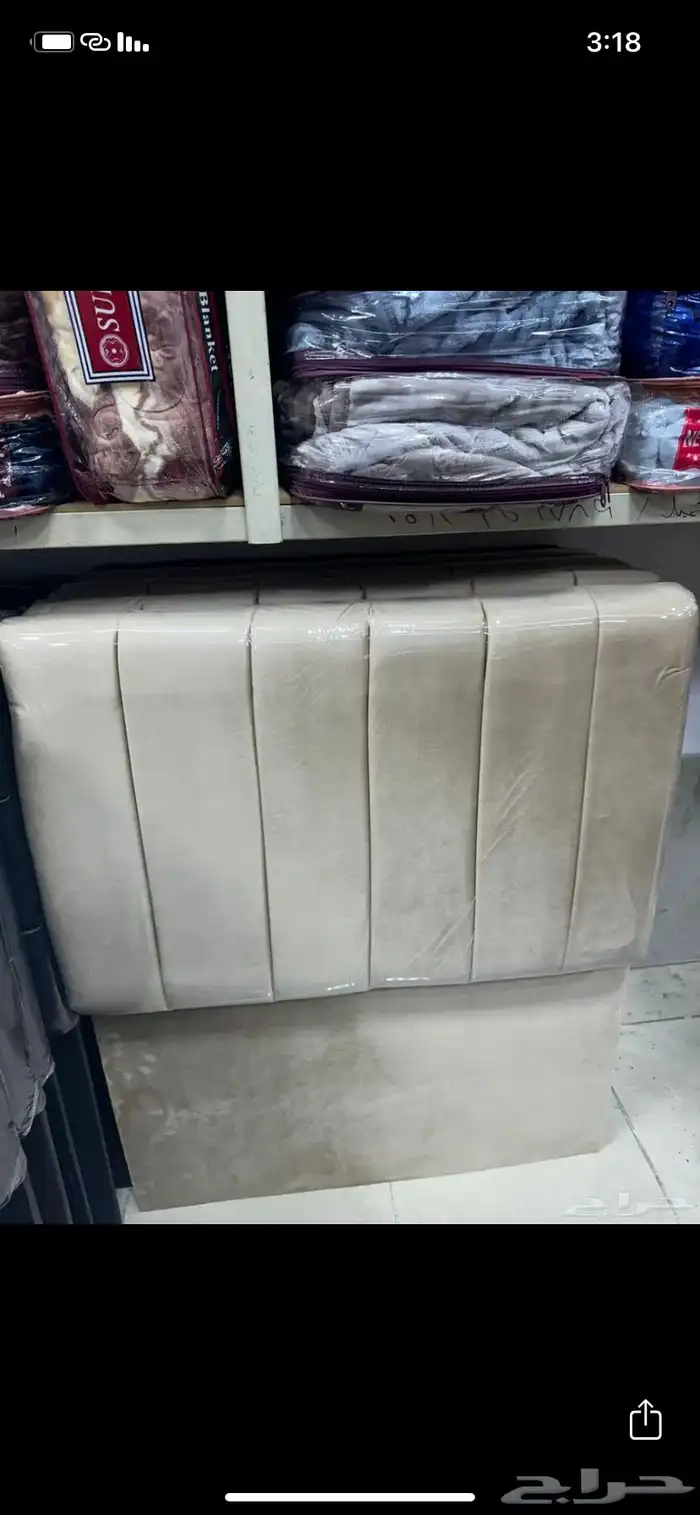 سرير خشب بوكس مع ظهريه 2