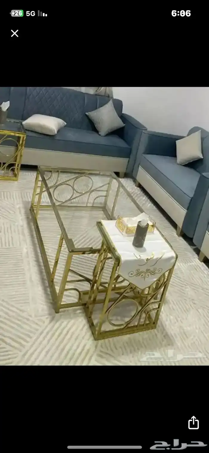 طاولة مع 6 خدمة مجلس او صاله للبيع 0