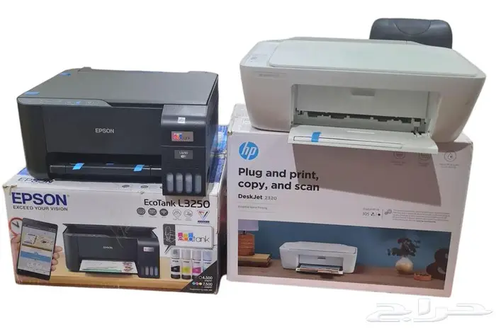 طابعة L3250 ايبسون واي فاي مع طابعة اتش بي 350 ريال 0