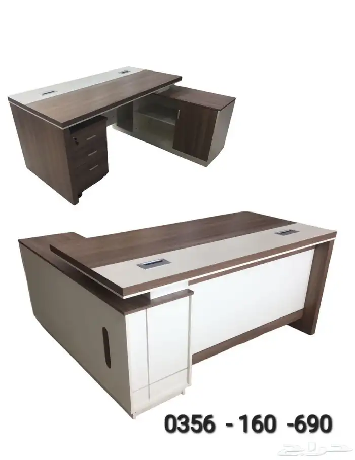 office furniture جديد مكاتب كراسي طاوله اجتماعات و مكتب طقم 15