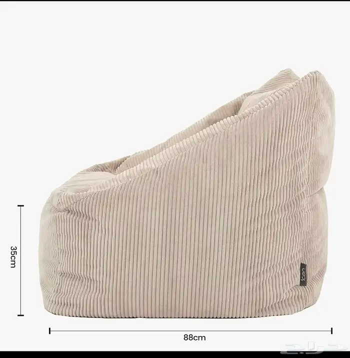 كنب كيس محشي سفنج للاسترخاء 0