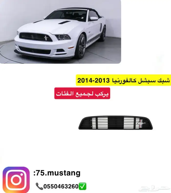 شبك موستنج سبشل كالفورنيا 2013-2014 1