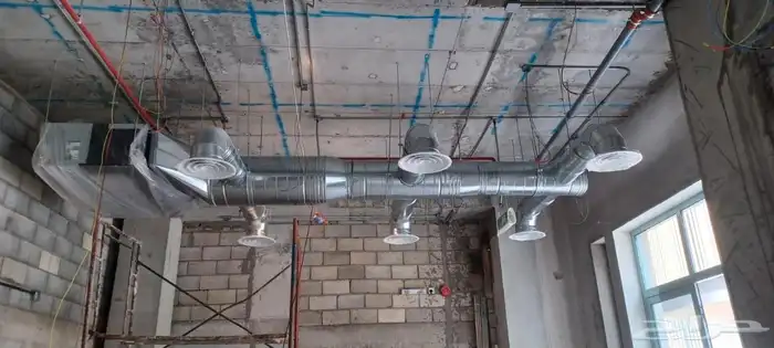 اعمال الدكت والمكيفات البكج تصنيع وتركيب دكتات جميع الاشكال 5