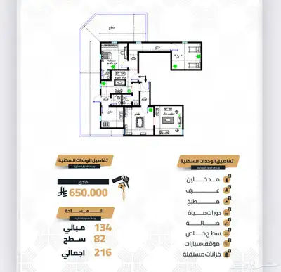 شقق تمليك للبيع قيد الانشاء في المربع الذهبي 7
