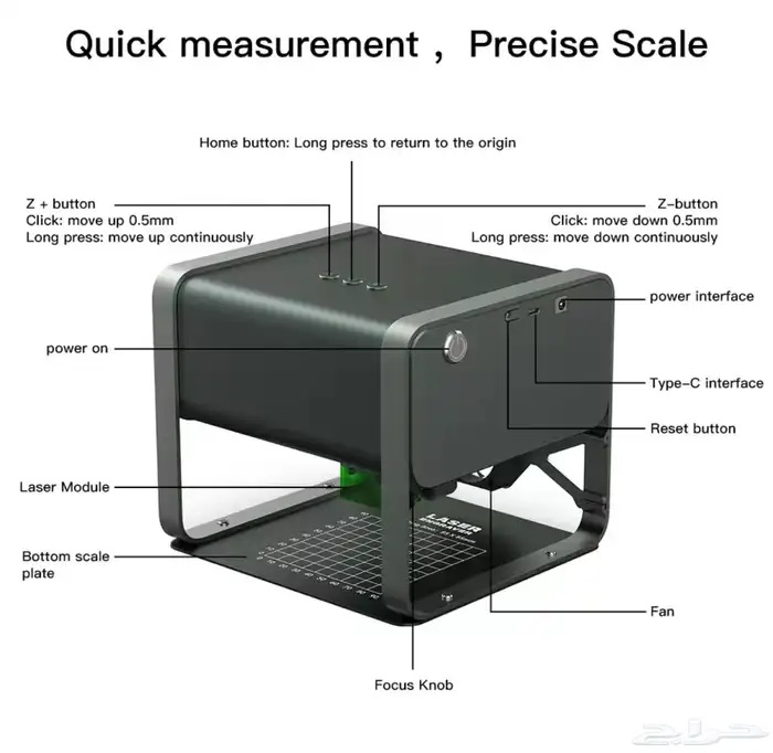 الة نقش بالليزر بالجوال على جميع الادوات 2