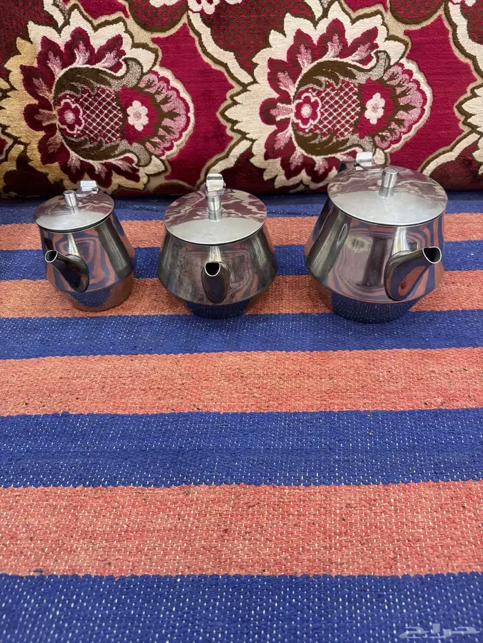 تم البيع  طقم اباريق شاهي هونق كونق استيل 2