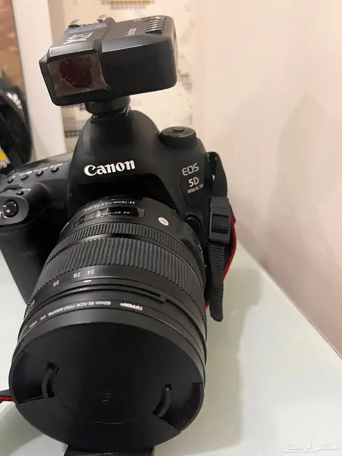 كاميرا كانون 5d mark lv وعدسه سيقما 24-70 وعدسه كانون 24-105 1